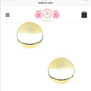 NEW Lisi Lerch gold stud earrings